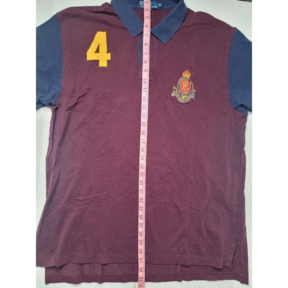 Vintage Polo Ralph Lauren XXL  Rugby Shirt Men’s Cup Team Crest #4